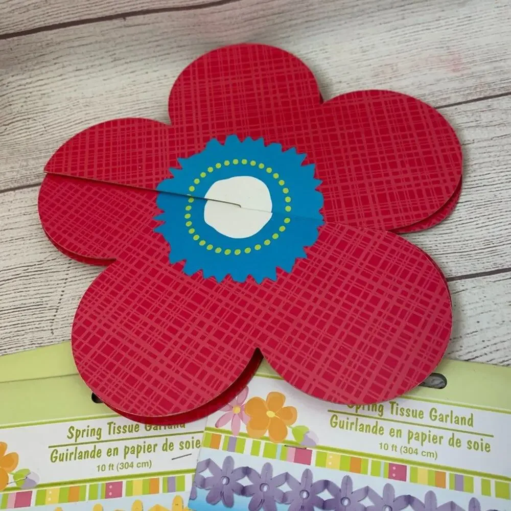 Spring Flower Garland and Decoration Bundle 4 Flower Garland 2 Standing Flowers